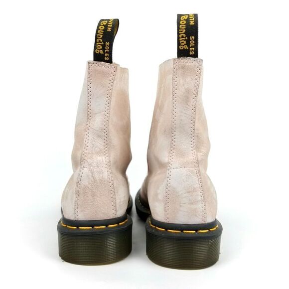 Dr. Martens 1460 Pascal Tie-Dye Suede Ankle Combat Platform Boot 8 Boho Grunge - Picture 9 of 10